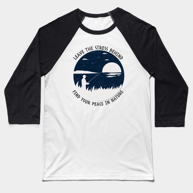 Find your peace design Baseball T-Shirt by TextureMerch